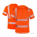 High Visibility Moisture Wicking short Sleeve Safety Shirt